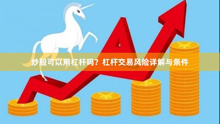 炒股可以用杠杆吗？杠杆交易风险详解与条件